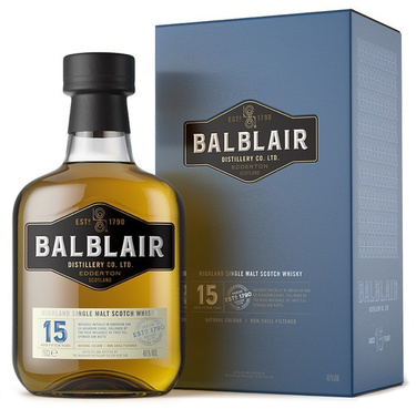 Whisky Ecosse Highlands Single Malt Balblair 15 Ans 46% 70cl
