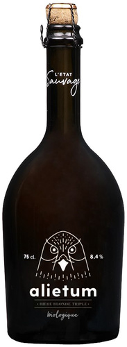 BIERE FRANCE DE SUTTER ETAT SAUV. ALIETUM TRIPLE 75CL 8.4% BIO