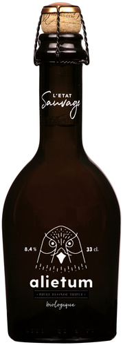 BIERE FRANCE NORMANDIE TRIPLE L'ETAT SAUVAGE ALIETUM 0.33 8.4% BIO