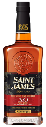 RHUM AGRICOLE MARTINIQUE XO ST JAMES sous etui 43% 70CL