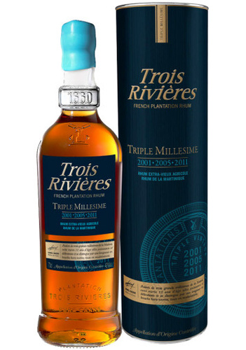 RHUM AGRICOLE MARTINIQUE TRIPLE MILLESIME 3 RIVIERES 42% 70CL