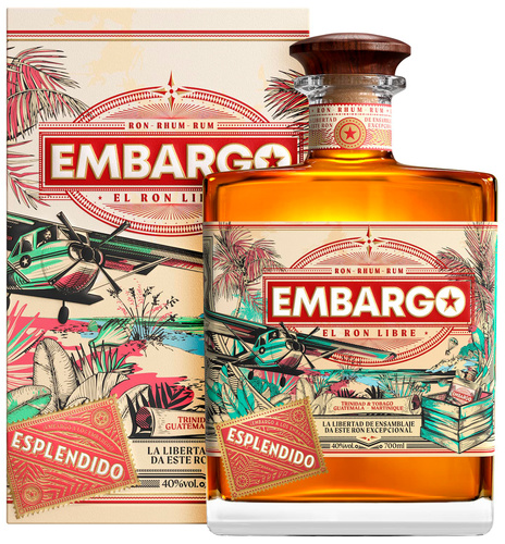 RHUM CARAIBES EMBARGO ESPLANDIDO 40% 70CL