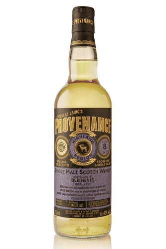WHISKY ECOSSE BEN NEVIS 8 ANS 2014 D.LAING PROVENANCE 46% 70CL