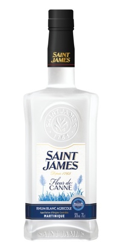 RHUM BLANC SAINT JAMES FLEUR DE CANNE 50% 70CL