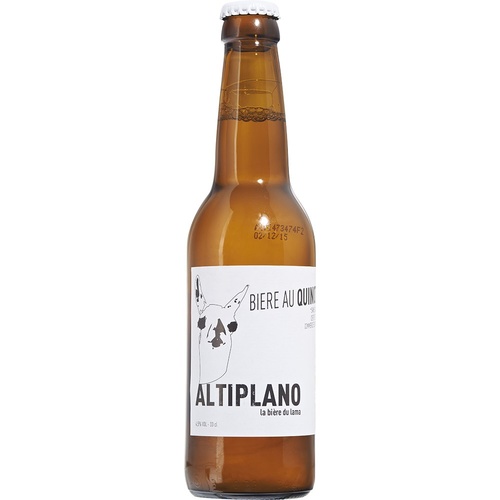 BIERE BIO AU QUINOA ALTIPLANO SANS GLUTEN 0.33 4,5% BIO